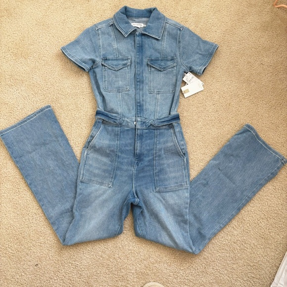 New Good American - PETITE FIT FOR SUCCESS BOOTCUT JUMPSUIT - Picture 4 of 12